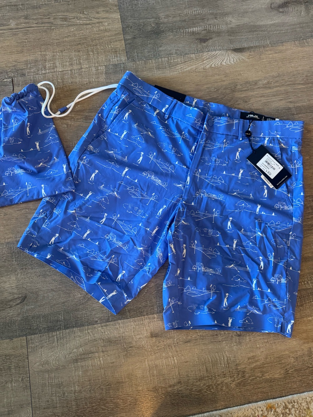 Ralph Lauren Blue Surfer Print Shorts 32W